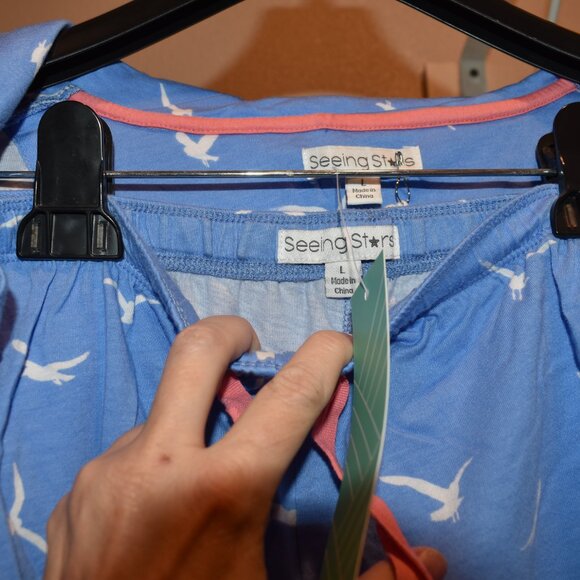 Brand New Seeing Star Short PJ Set Size L] - Picture 5 of 5